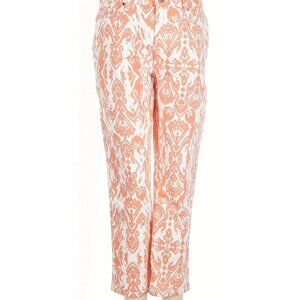 Chico's Orange and White Women's Jeans